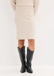 Jupe en maille, bonprix