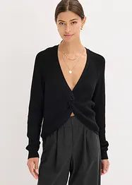 Pull fluide en maille côtelée, viscose majoritaire, bonprix