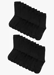 Lot de 20 paires de chaussettes, bonprix