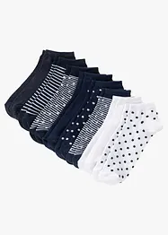 Lot de 8 paires de socquettes, bonprix