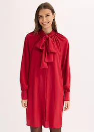 Robe-chemise à col lavallière, bonprix
