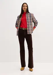 Pantalon évasé en velours côtelé, bonprix