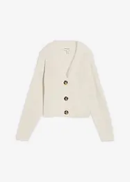 Gilet en grosse maille 100% coton, bonprix