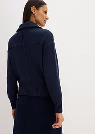 Gilet oversize en fine maille, bonprix