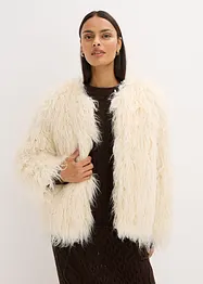 Veste peluche oversize, bonprix