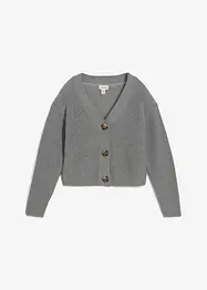 Gilet en grosse maille 100% coton, bonprix