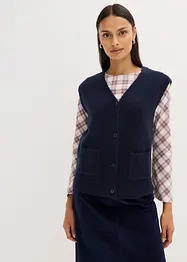 Gilet sans manches en maille, bonprix