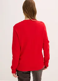 Gilet long en maille douce, bonprix