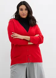 Gilet long en maille douce, bonprix