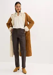 Pantalon enduit, aspect vieilli, bonprix