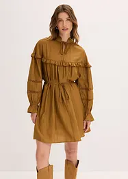 Robe courte en fine viscose mélangée, bonprix