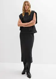 Jupe en maille 100% coton, bonprix