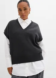 Pull sans manches 100% coton, bonprix