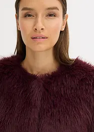 Veste en peluche, bonprix