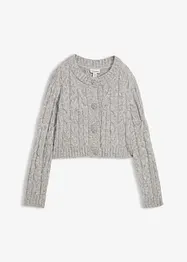 Gilet en grosse maille douce, laine mélangée, bonprix