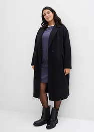 Robe sweat manches 3/4, intérieur gratté doux, bonprix
