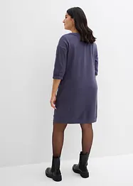 Robe sweat manches 3/4, intérieur gratté doux, bonprix