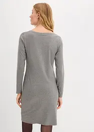 Robes en jersey à col V, bonprix