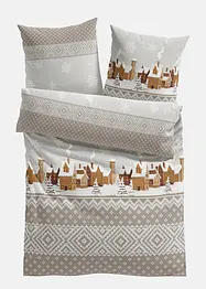 Parure de lit motif maisons, bonprix