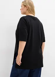 T-shirt long et oversize 100% coton, bonprix