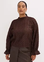 Blouse texturée, bonprix