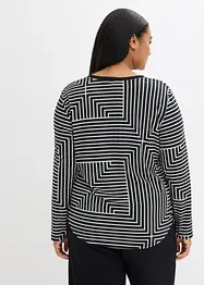 T-shirt manches longues en viscose mélangée, bonprix