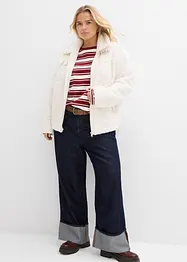 T-shirt manches longues oversize 100% coton, bonprix