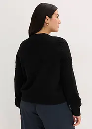Gilet en maille texturée, bonprix