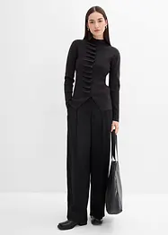 Gilet en fine maille de viscose mélangée, bonprix