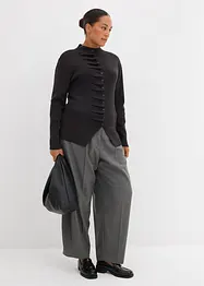 Gilet en fine maille de viscose mélangée, bonprix