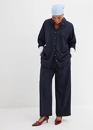 Pantalon à pinces en viscose mélangée, bonprix