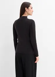 Gilet en fine maille de viscose mélangée, bonprix