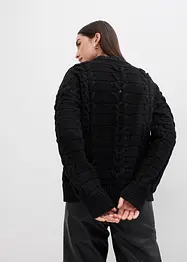 Pull en grosse maille à motif torsadé, bonprix