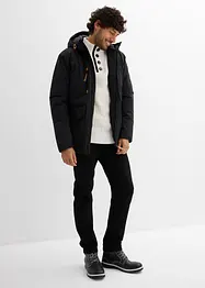 Parka d’hiver à capuche et détails enduits, bonprix