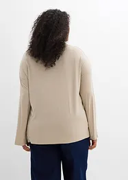 T-shirt fluide et oversize en viscose extensible, bonprix