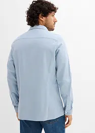 Chemise business en flanelle 100% coton, slim, bonprix