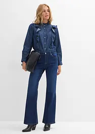 Jean flare taille mi-haute, bonprix