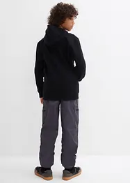 Pantalon cargo thermique doublé jersey, loose, bonprix