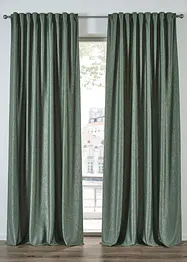 Rideau en velours, effet froissé (1 pce), bonprix