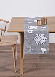 Chemin de table avec flocons de neige en relief, bonprix