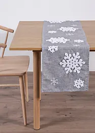 Chemin de table avec flocons de neige en relief, bonprix
