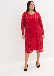 Robe à dentelle (ens. 2 pces), bonprix