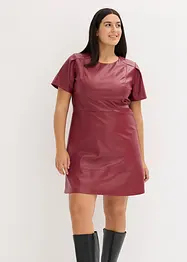 Robe courte enduite, bonprix