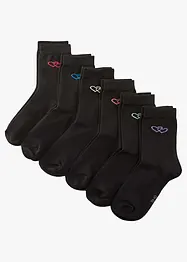 Lot de 6 paires de chaussettes coton, bonprix