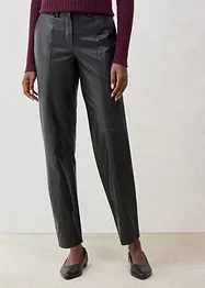 Pantalon en cuir d’agneau nappa, bonprix