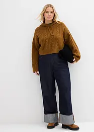 Pull en grosse maille avec capuche, bonprix