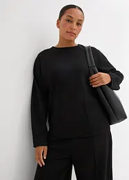 T-shirt manches longues en Punto di Roma, bonprix