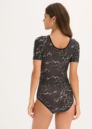 Body manches courtes en modal et dentelle, bonprix