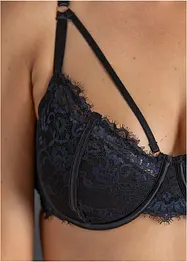 Soutien-gorge à coques avec dentelle à franges, bonprix