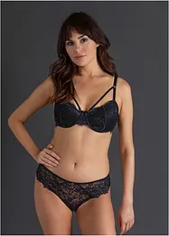 Soutien-gorge à coques avec dentelle à franges, bonprix